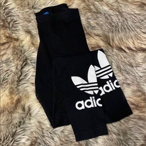 Adidas logo leggings
